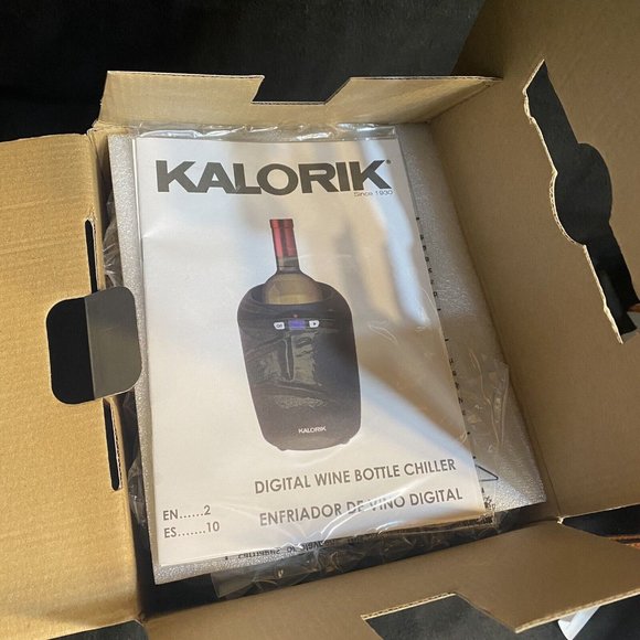 Kalorik Digital Wine Bottle Chiller Red Black Model WCL 46343 R - Picture 8 of 9